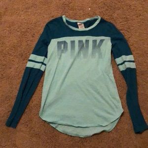 Pink long sleeve tee shirt